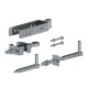 FG Fully Adjustable Strap Hinge Sets - 3" Gates