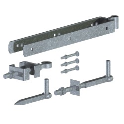 FG Fully Adjustable Strap Hinge Sets - 3" Gates