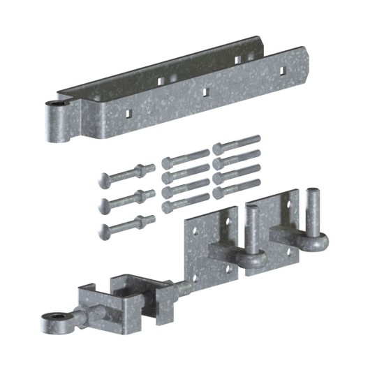 FG Fully Adjustable Strap Hinge Sets - 3" Gates