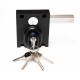 Sonra Long Throw Dead Lock with Double Locking Cyl & Pull Handle - 50mm Gates