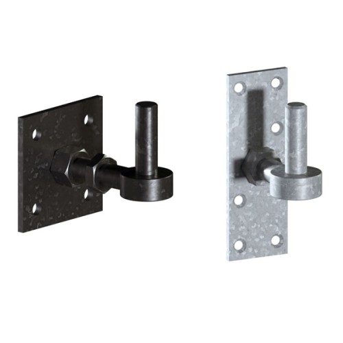 Adjustable gate Hinge Hooks on Plate